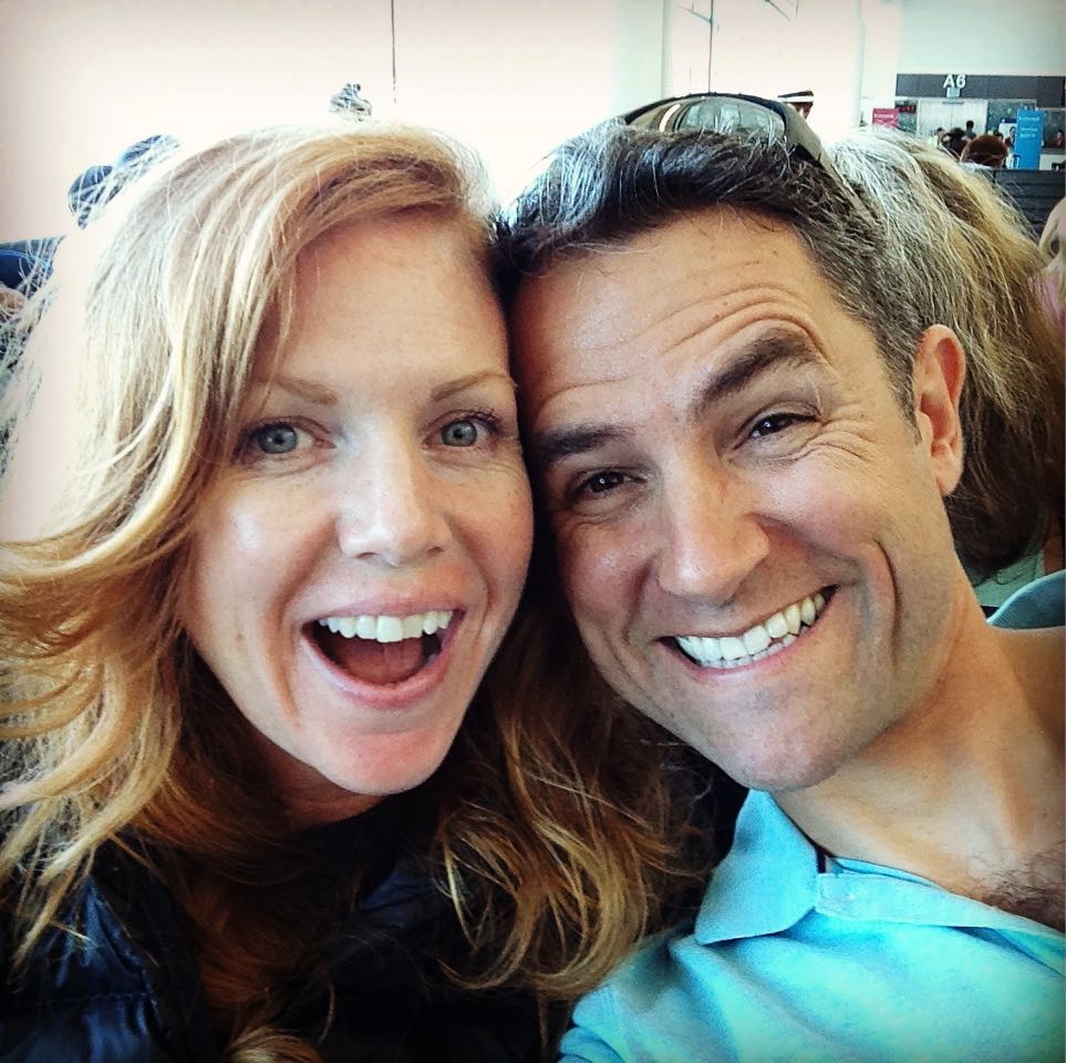 About to board our flight to Amsterdam on the way to Venice for our honeymoon. See you in a week!