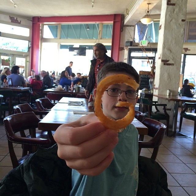Alex shows off a "G fry"