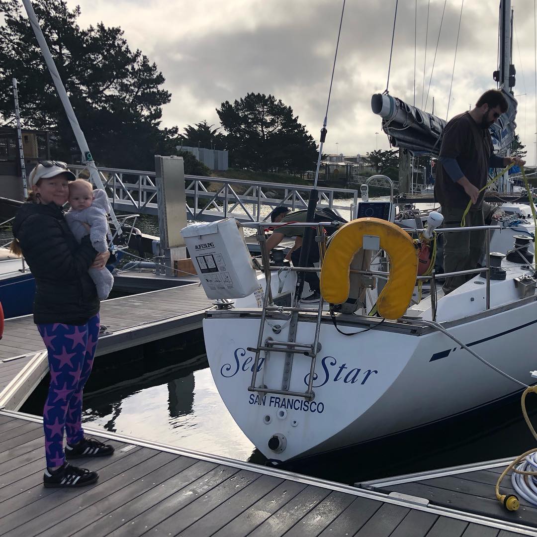 Amber’s first ocean race back on Sea Star and she’s going to be driving it! Out to the lightship and back :)