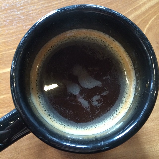 Americano kind of day. Makes me think of MGB.
