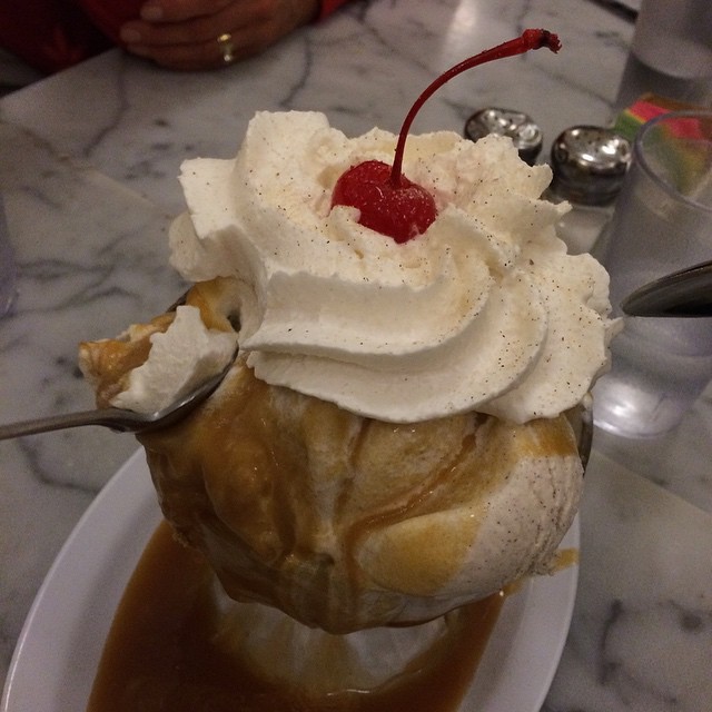 Apple pie Harvest Sundae of the month at Fentons