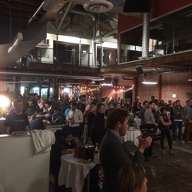 At the Planting Justice Snap Pea Soirée 5 year anniversary - they are so great http://planting justice.org