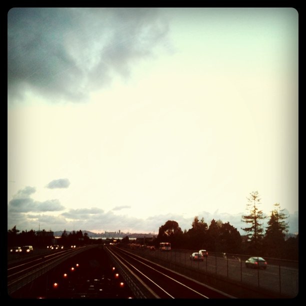 BART to the city for dinner & a lecture