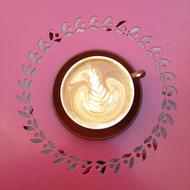 Beautiful day for a latte