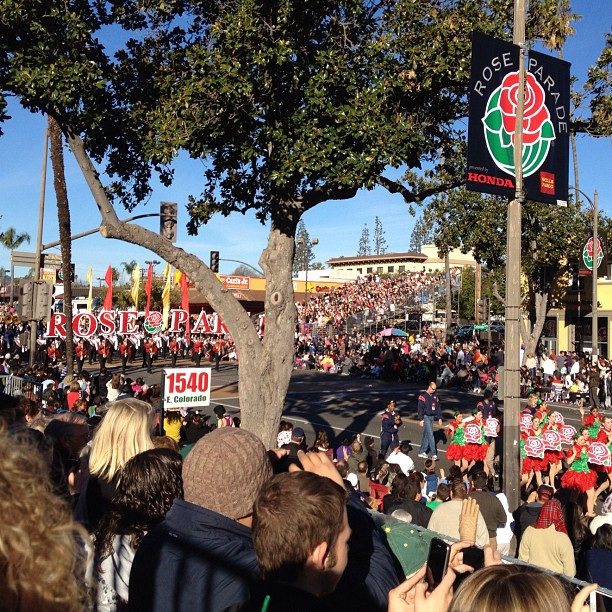 Beautiful day for a parade