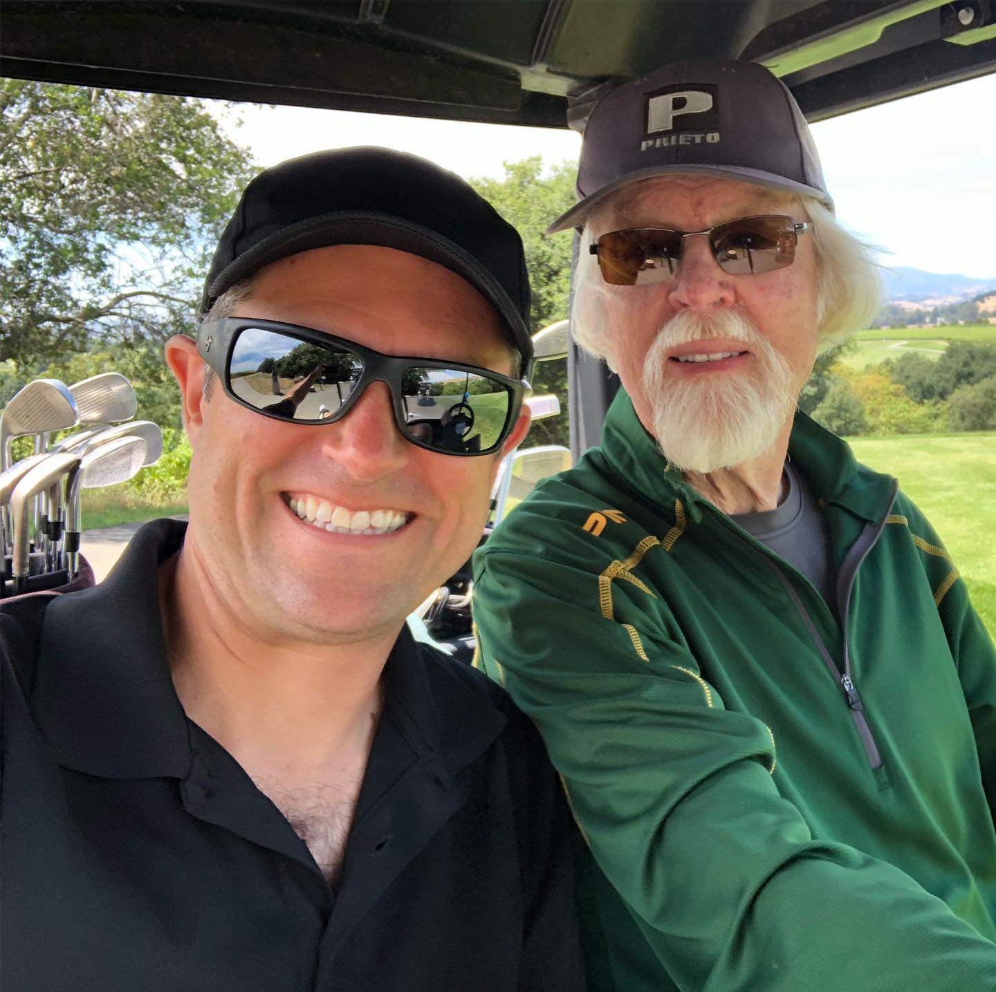 Birthday golf in Napa with uncle Jim, just fantastic :)