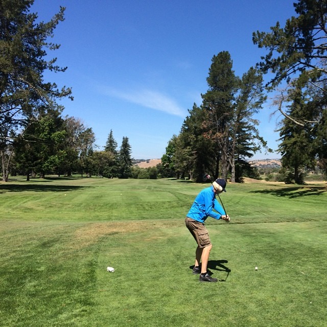 Birthday golf with Jim