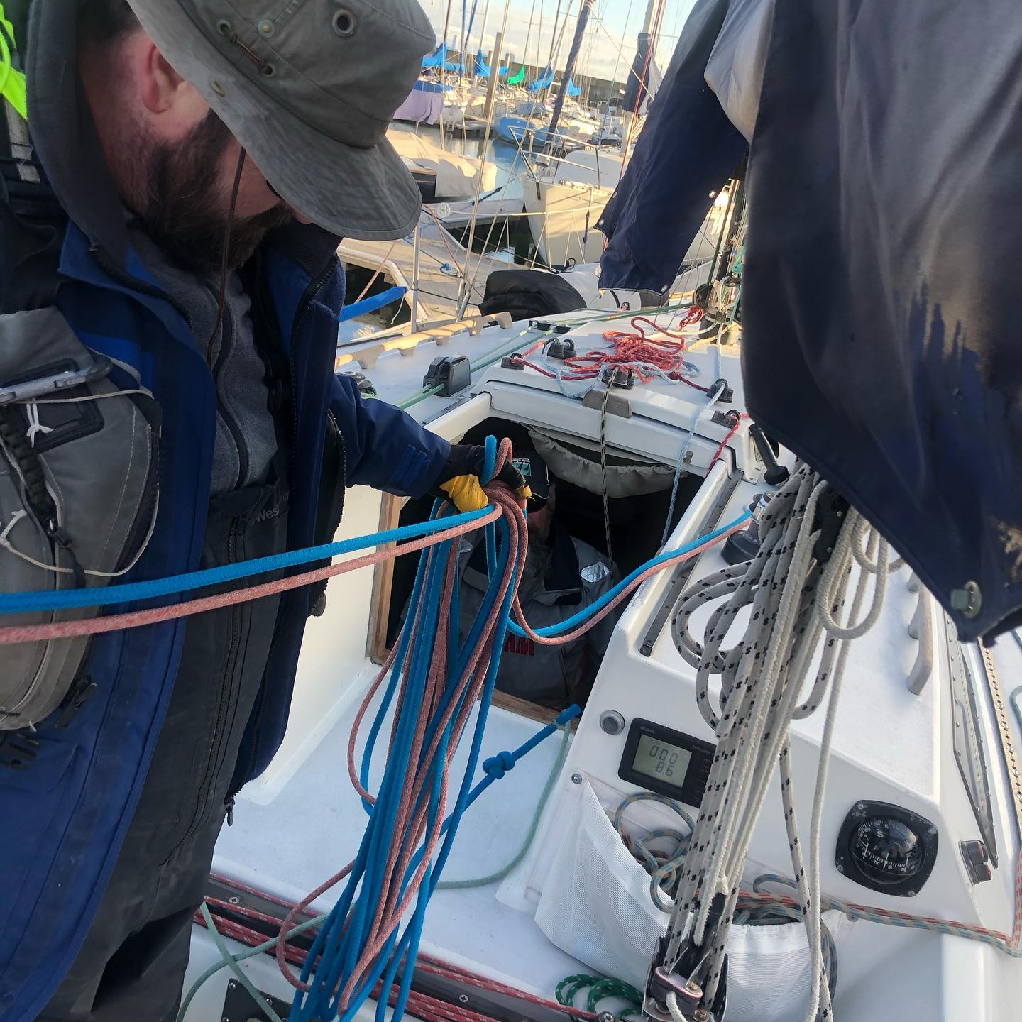 Cleaning up Stewball after a solid 3rd out of 3 in RYC Big Daddy day 1