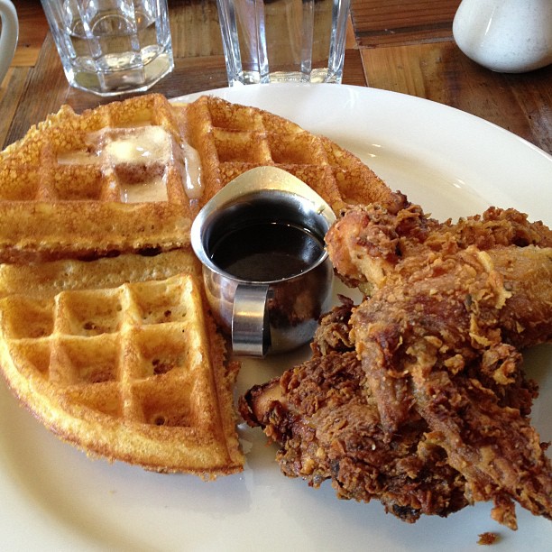 chicken and waffles