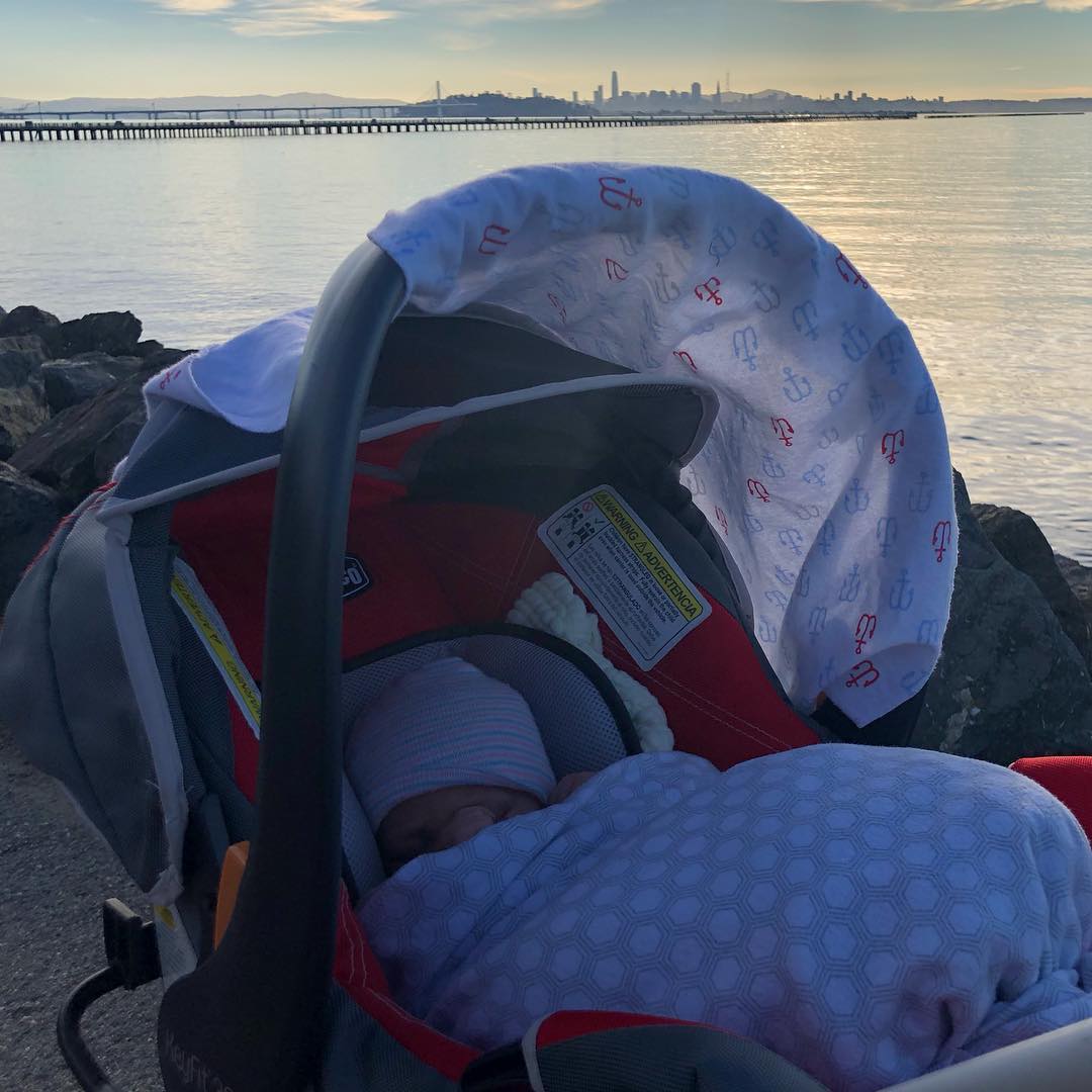 Daddy daughter date on the waterfront to give mom a little rest :)