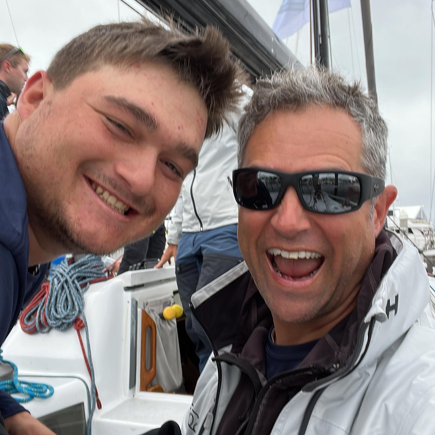 Day 2 of 2023 Rolex Big Boat on Saoirse - currently tied for 4th