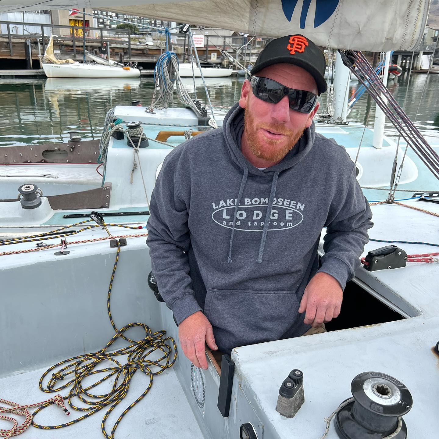 Day 2 of RYC Great Pumpkin on Moore 24 Topper II