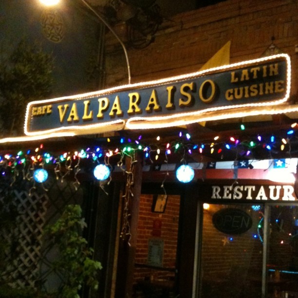 Delicious Chilean food with Scott, Linda and Andy