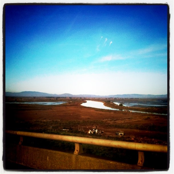 Driving to Napa for a bike ride