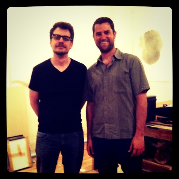 Gabriel and Christian in the Fischl studio