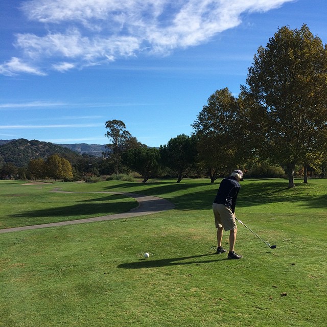Gorgeous day to be out with Jim. Hollers Andy
