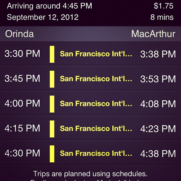 Headed to Berkeley for sailing tonight :)