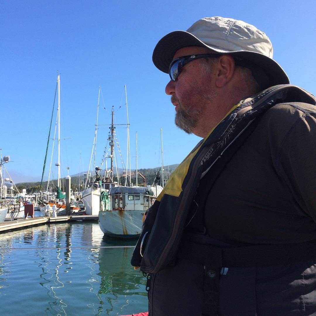 Heading home after a lovely Half Moon Bay race