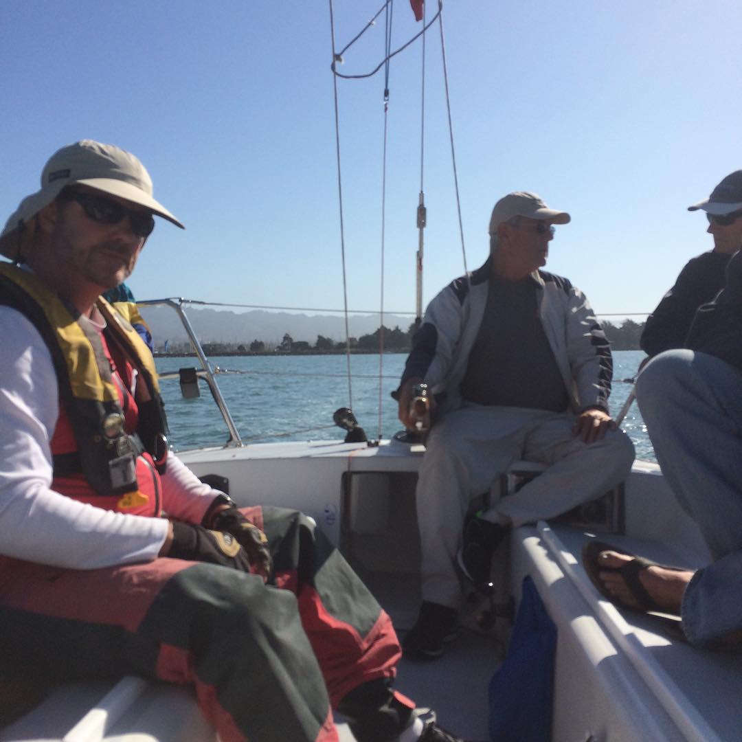 Heading out for day 3 of Express 37 Nationals on Stewball. We dropped a place yesterday since we didn't race in the second race yesterday. Should be warm and light air sailing today.