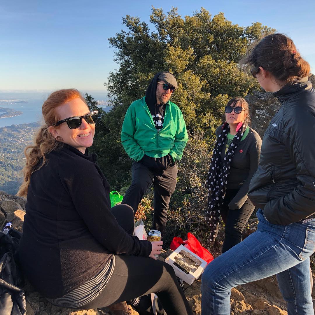 Hike to the top of Mt Tamalpais for Gina’s birthday :)