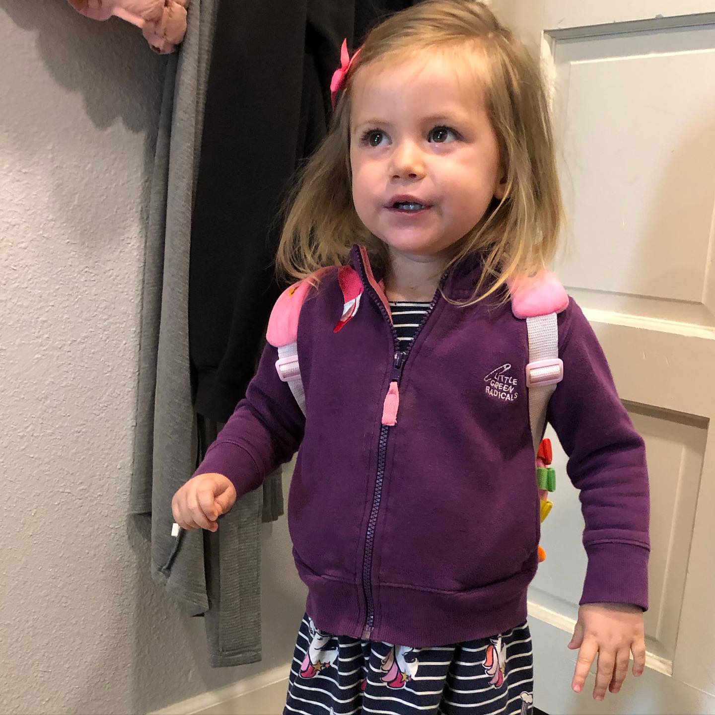 Isabella’s first day of preschool!!! She did great. Brick Space in Benicia
