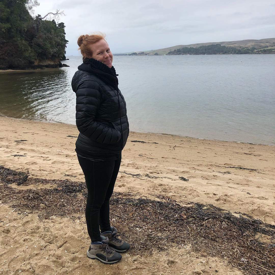 Isabella’s first nature hike in Tomales Bay :)
