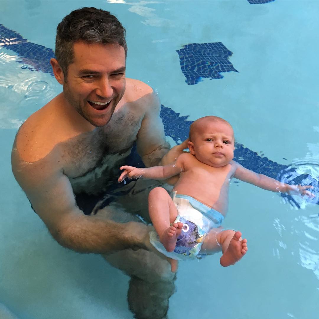 Isabella’s first pool experience. She seems to like it :)