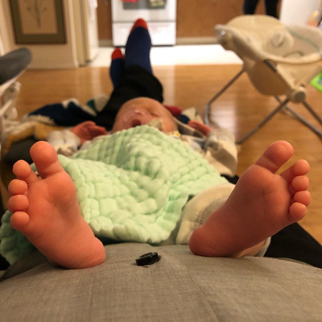 Little big feet on this one :)