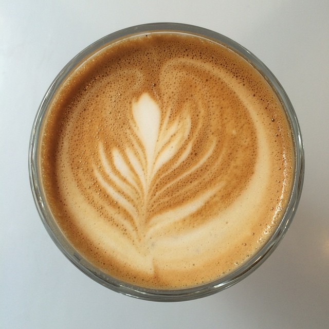 Lovely delicate Gibraltar @moderncoffee