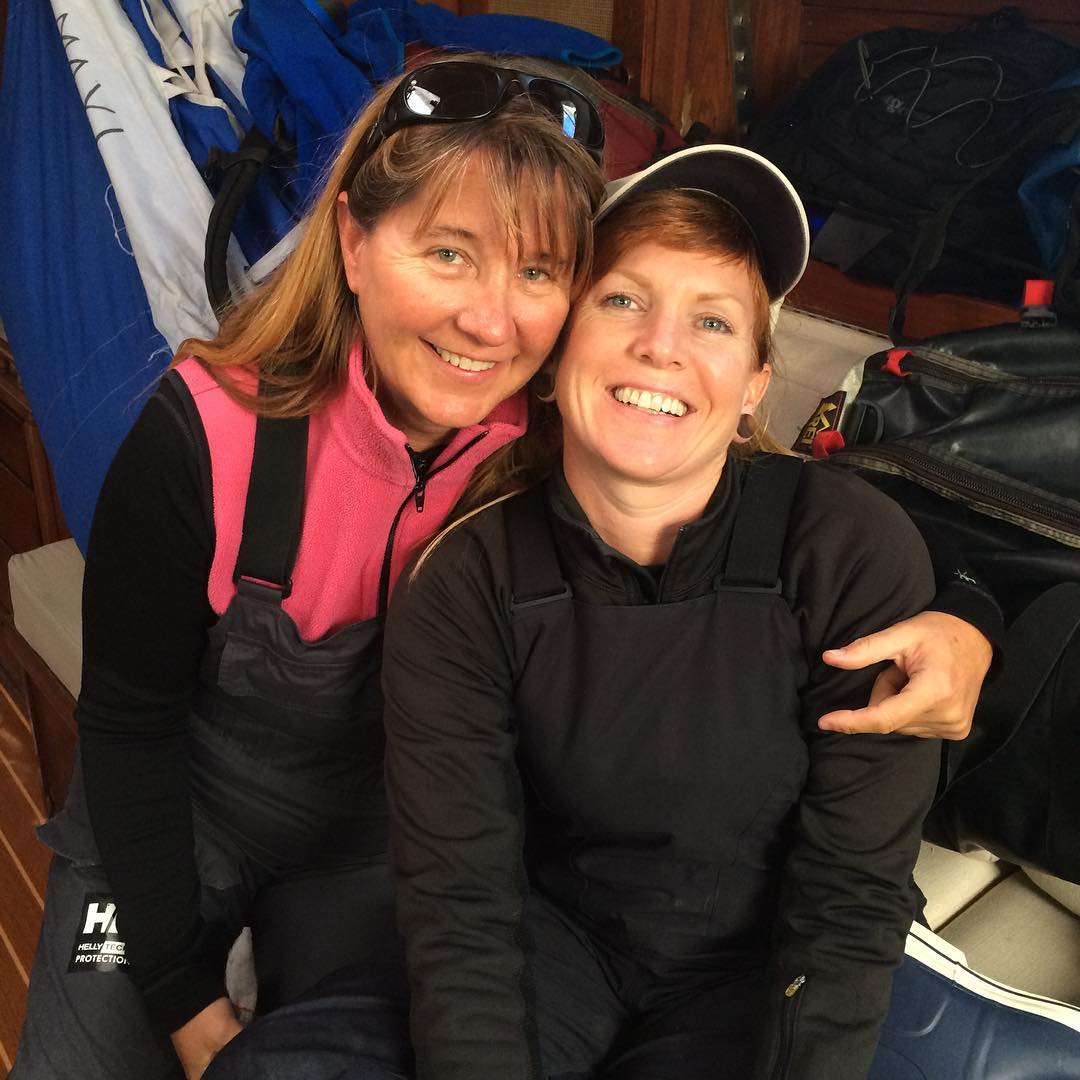 Lovely ladies of Sea Star - first Friday night beer can race of the season for me