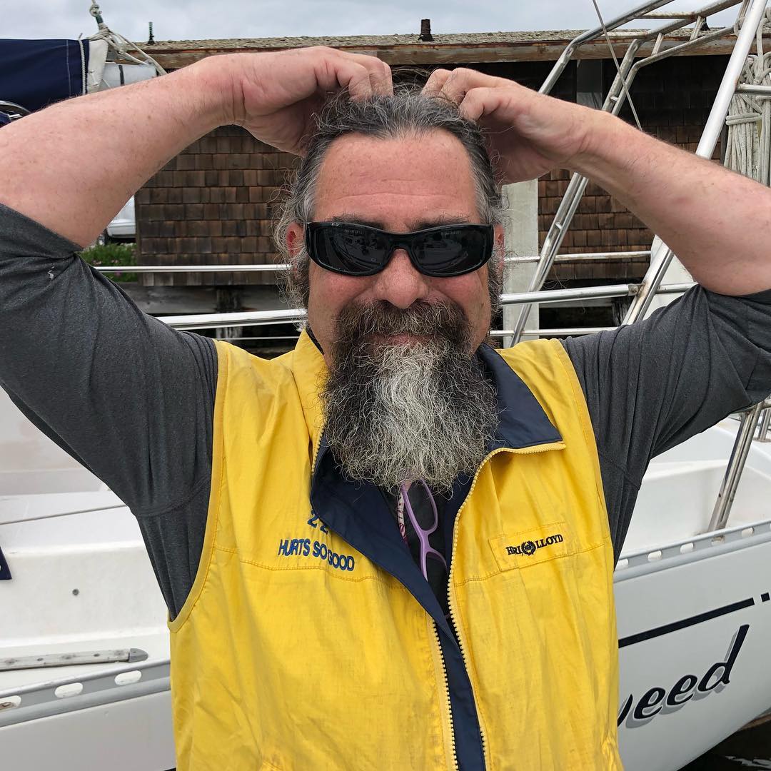 Mark is ready for day 1 of Great Vallejo race on Express 37 Stewball