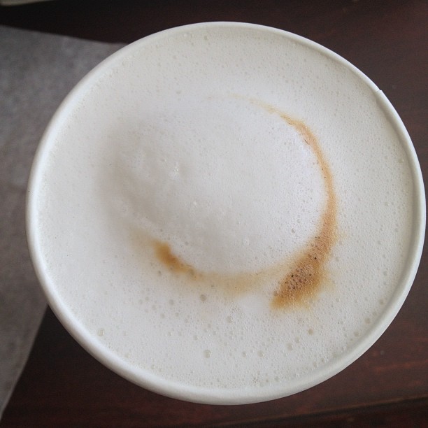 Milk foam latte