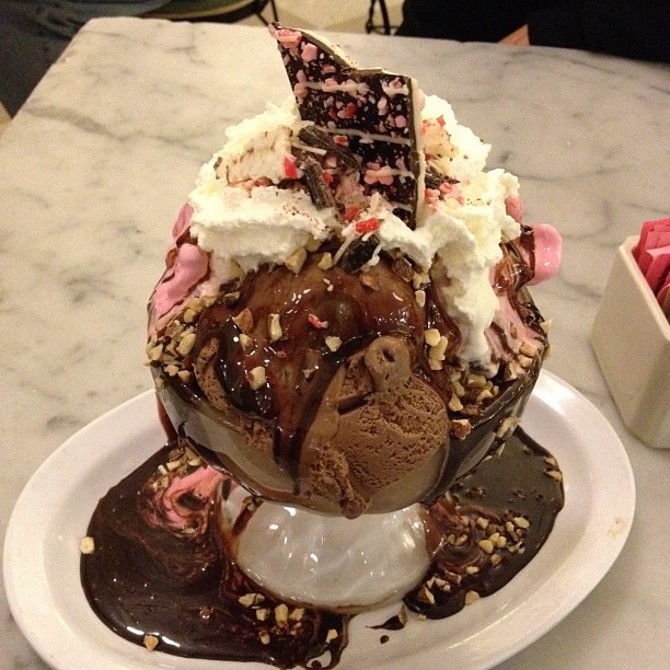 Mmm peppermint sundae