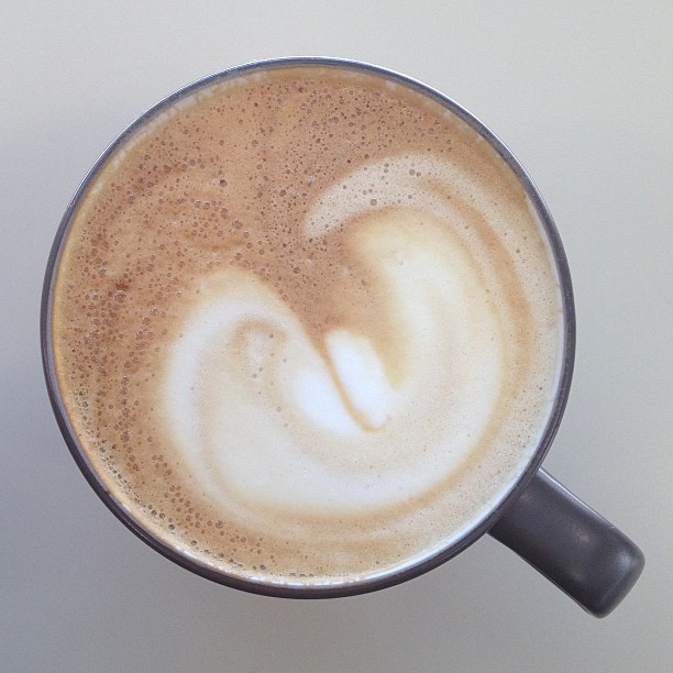 Mmm that is a really lovely Blue Bottle latte.