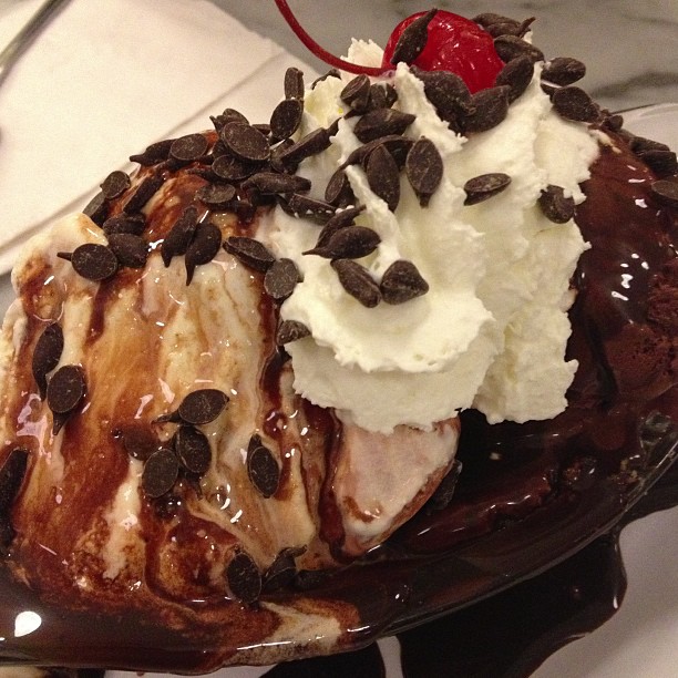 New month, new sundae of the month. This month benefits getting backpacks and school supplies for needy kids. Yay!