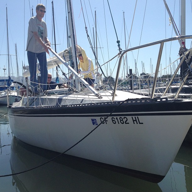 Nice day for a race around Alcatraz on Mission Impossible