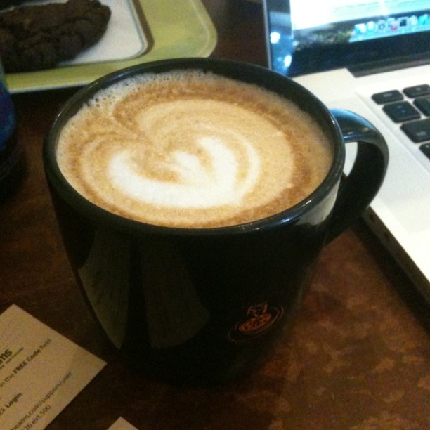 Not a bad office setup for the day