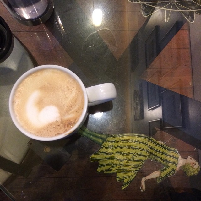 Nutella sea salt latte