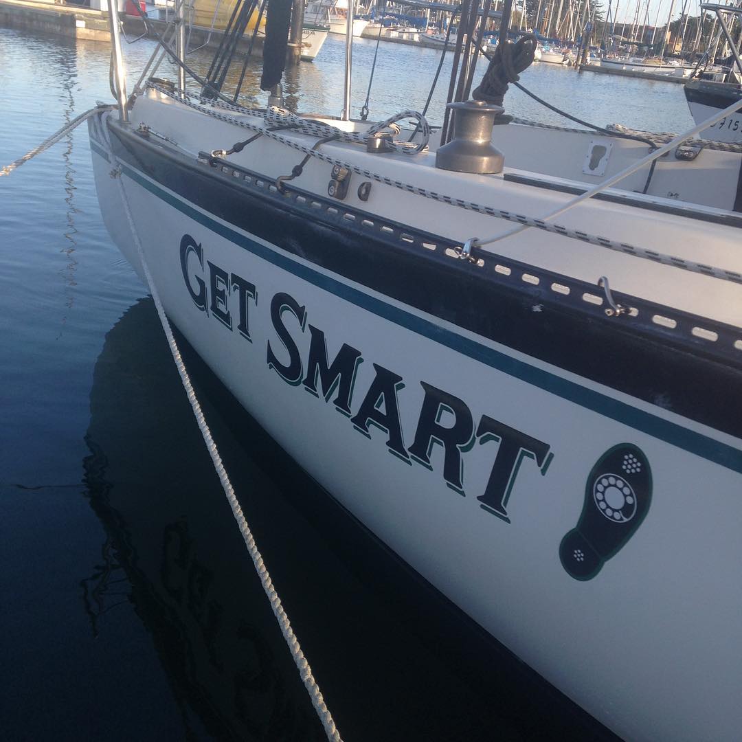 On Get Smart for the last BYC beer can race of the season.