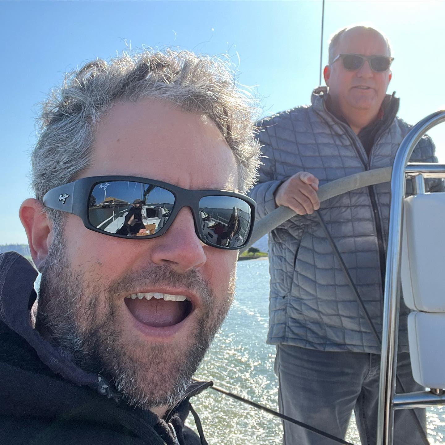 On Saoirse again today for CYC / Sausalito pursuit race