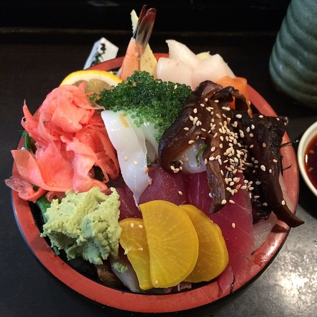 Once again, impeccable shirashi at Ichiro