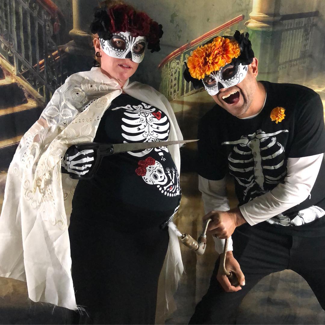 One of the houses near us had a photo booth set up. Happy Halloween everyone!!! Looking forward to next year :)