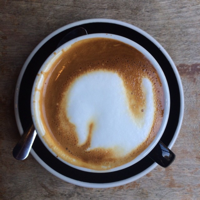 Phenomenal cappuccino today. Good day!