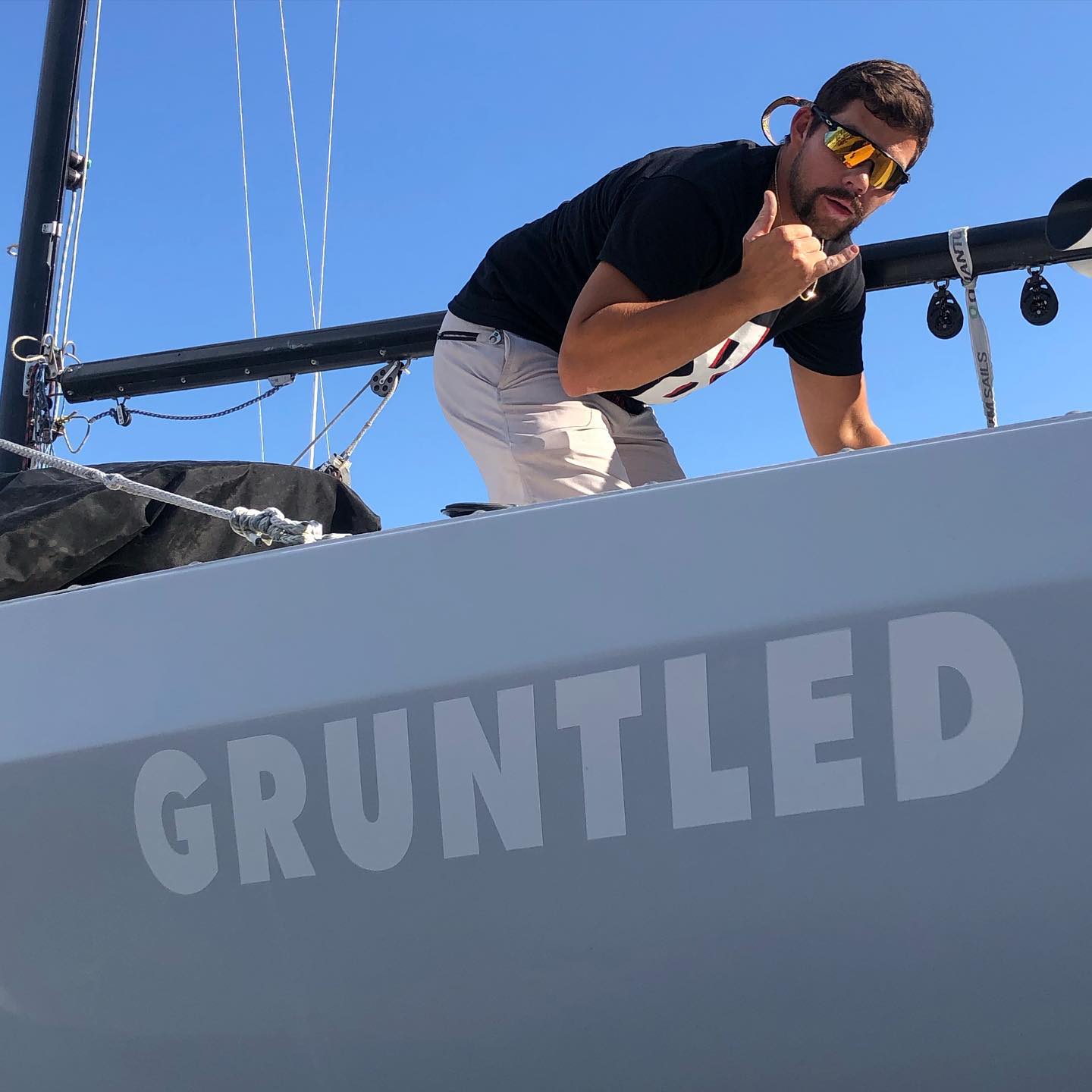 Practice sail on Moore 24 Gruntled for RYC beer cans