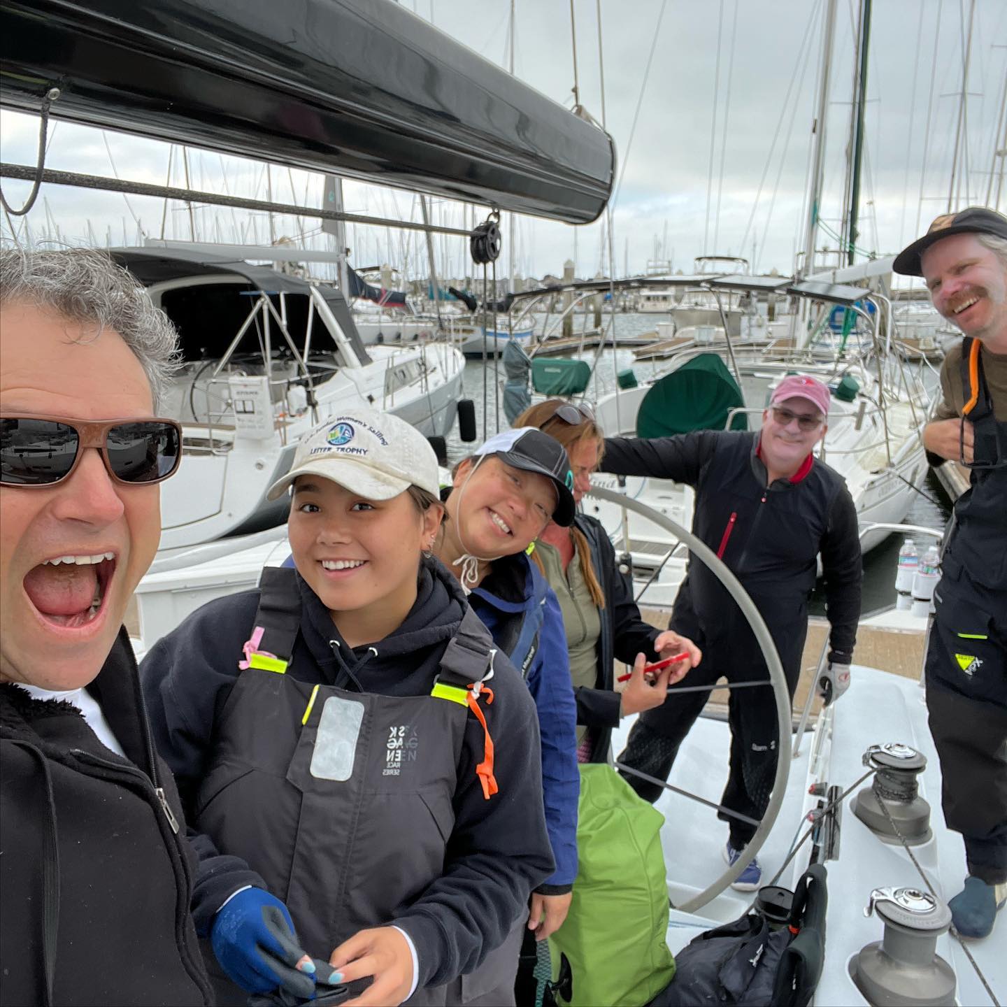 Practicing for 2023 Rolex Big Boat on Saoirse - Aldo Alessi Regatta