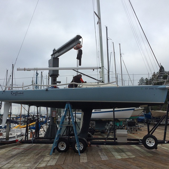 Racing on Ragtime for the Great Vallejo Race. Beautiful turbo'd J90