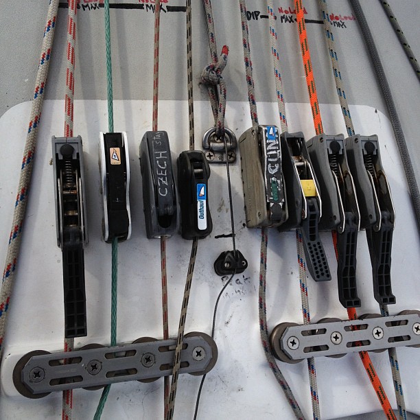 Rigging Bo+ for a rainy windy day of racing
