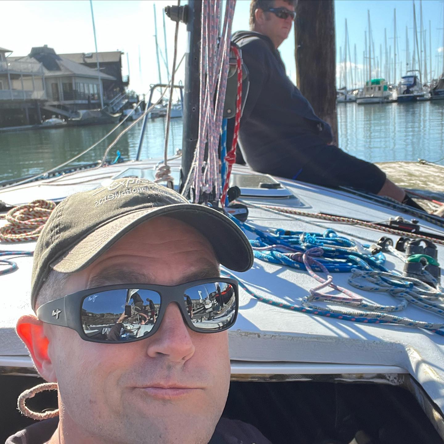 Sailing on Conrad’s Moore 24 for Regatta Pro today.