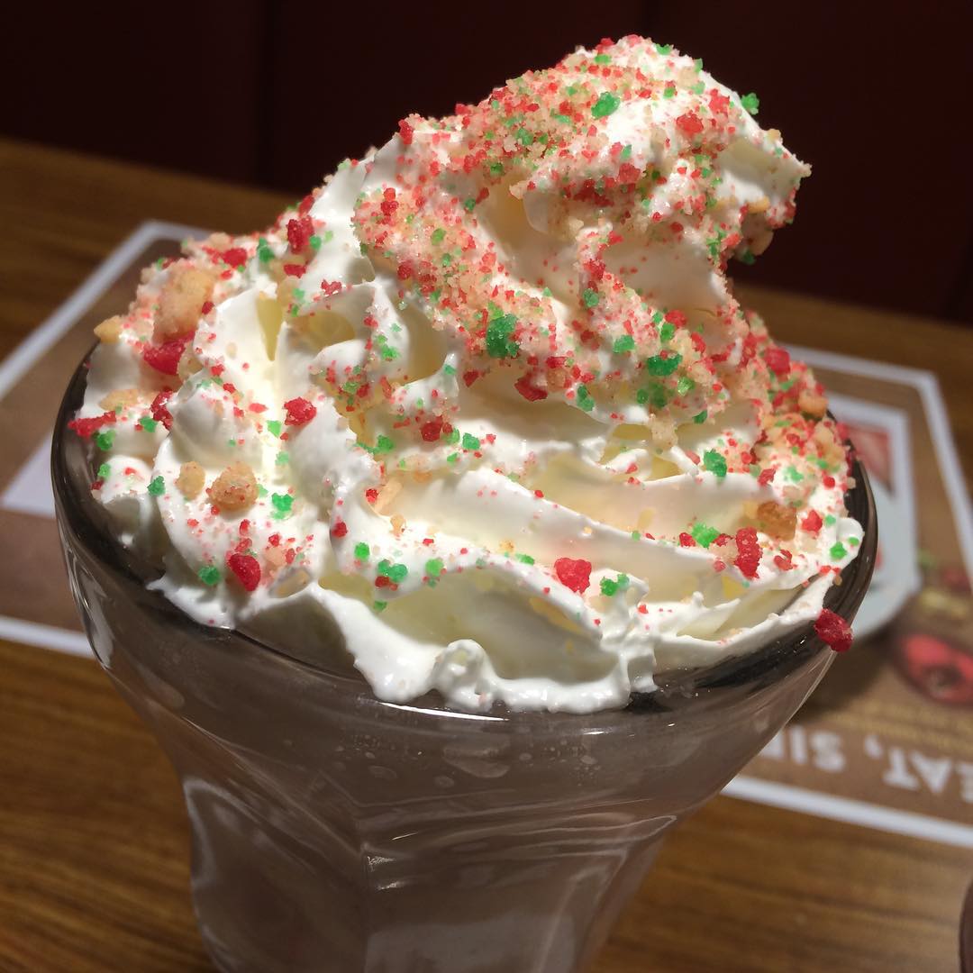 "Santa's Milk & Cookies Shake"