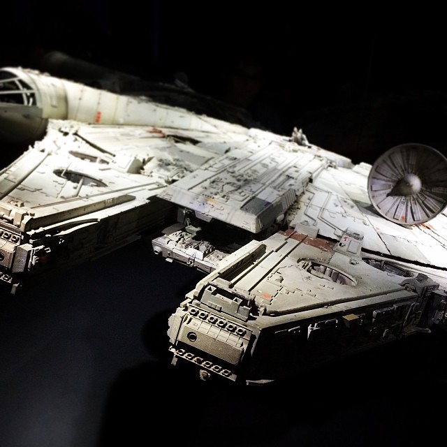 Star Wars exhibit is pretty sweet!